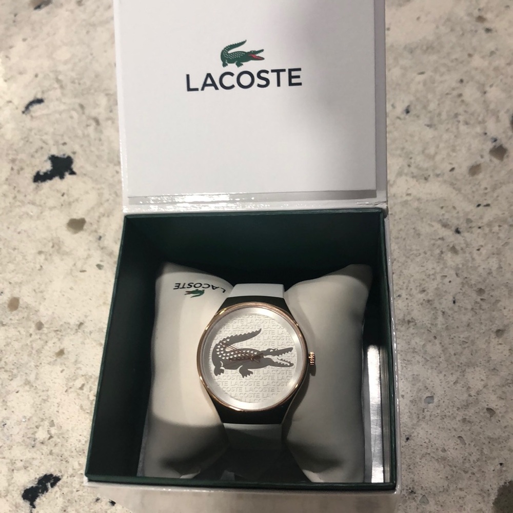 Lacoste watch (white)